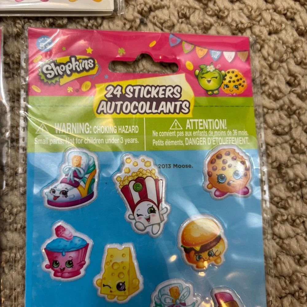 Lot of 7 Packs‎ of Brand new Stickers